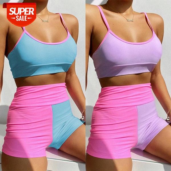 bathing suits female split swimsuit stitching high waist bikini b211w #my5k, White;black
bathing suits female split swimsuit stitching high waist bikini b211w #my5k, White;black