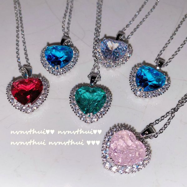 strands strings sea blue peach heart necklace plated 18k gold eight arrow jewelry zircon powder love, Black
strands strings sea blue peach heart necklace plated 18k gold eight arrow jewelry zircon powder love, Black