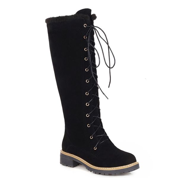 cow's cross straps at knee height in leather comfortable teddy warm apricot women's boots flat shoes f3wn, Black
cow's cross straps at knee height in leather comfortable teddy warm apricot women's boots flat shoes f3wn, Black