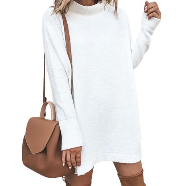 autumn winter women dress fashion loose long sleeve mock neck knit sweater pullover dress female solid loose clothing dresses, Black;gray
autumn winter women dress fashion loose long sleeve mock neck knit sweater pullover dress female solid loose clothing dresses, Black;gray