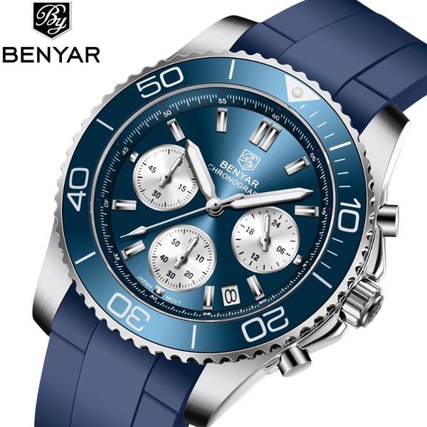 wristwatches benyar men watch quartz mens watches full steel 100m waterproof diver chronograph wristwatch relogio masculino, Slivery;brown
wristwatches benyar men watch quartz mens watches full steel 100m waterproof diver chronograph wristwatch relogio masculino, Slivery;brown