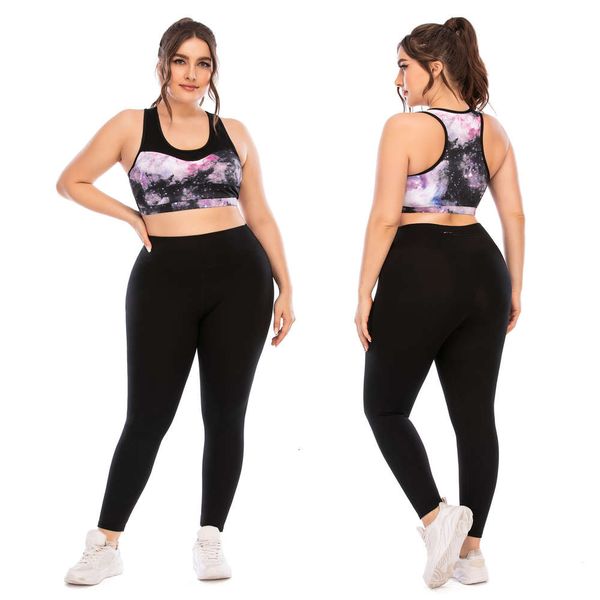 fitness large size yoga suit tight barbie pants sports bra aoshili 12041 + 12042, Gray
fitness large size yoga suit tight barbie pants sports bra aoshili 12041 + 12042, Gray