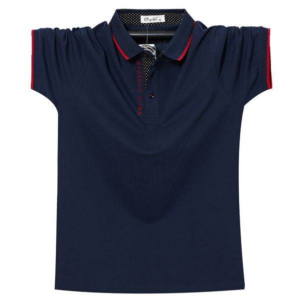 men polo shirt summer breathable cotton letter embroidery men short tees polo business casual polo shirt men 6xl plus size 210308, White;black
men polo shirt summer breathable cotton letter embroidery men short tees polo business casual polo shirt men 6xl plus size 210308, White;black