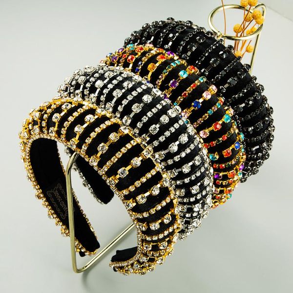 hair clips & barrettes gorgeous baroque multi color crystal headband for woman high class sparkly rhinestone metal belt hairband female part, Golden;silver
hair clips & barrettes gorgeous baroque multi color crystal headband for woman high class sparkly rhinestone metal belt hairband female part, Golden;silver