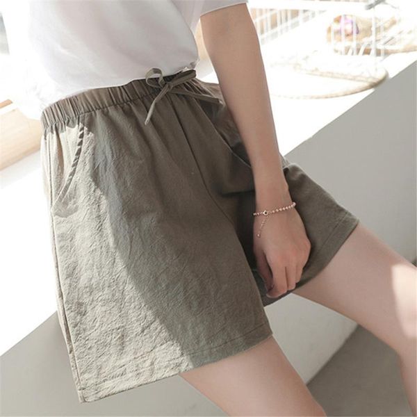 women's shorts 2021 summer cotton and solid color fashion workout drawstring plus size casual with pockets, White;black
women's shorts 2021 summer cotton and solid color fashion workout drawstring plus size casual with pockets, White;black