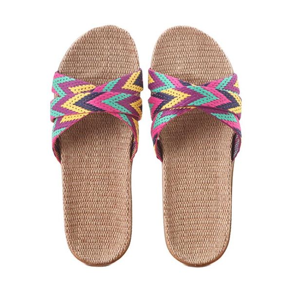 slippers suihyung summer women flax flats colored cross belt casual slides flip flops female indoor home shoes ladies sandals, Black
slippers suihyung summer women flax flats colored cross belt casual slides flip flops female indoor home shoes ladies sandals, Black
