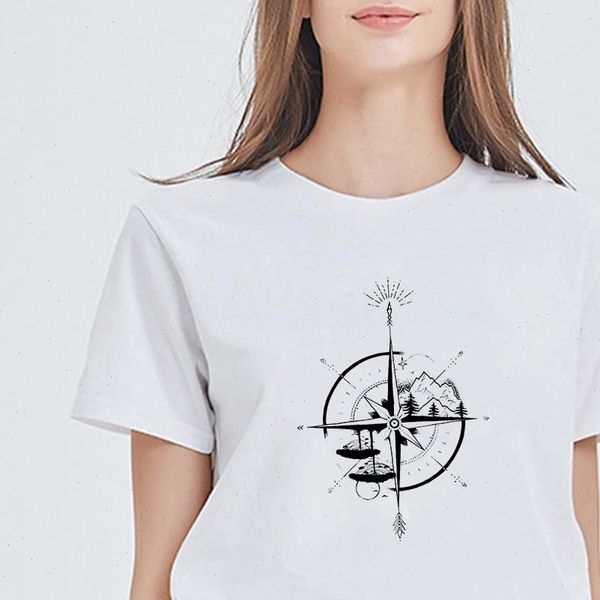 fashion cool summer compass tattoo design t shirt retro aesthetic versatile t shirts women plus size funny cute ropa mujer, White
fashion cool summer compass tattoo design t shirt retro aesthetic versatile t shirts women plus size funny cute ropa mujer, White