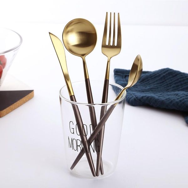 spklifey dinnerware steel cutlery set forks knives spoons gold spoon stainless steel cutlery gold set kitchen tableware
spklifey dinnerware steel cutlery set forks knives spoons gold spoon stainless steel cutlery gold set kitchen tableware