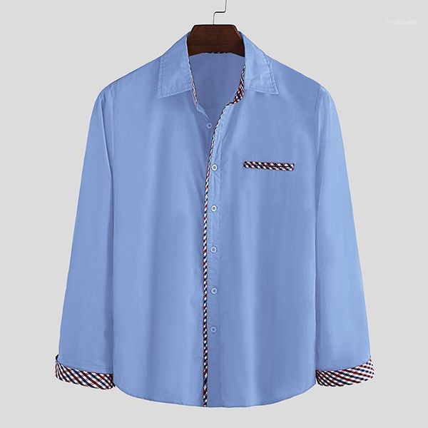 men's casual shirts korean fashion men long sleeve lapel shirt comfort cotton joker button mens blouse streetwear camisa masculina plus, White;black
men's casual shirts korean fashion men long sleeve lapel shirt comfort cotton joker button mens blouse streetwear camisa masculina plus, White;black