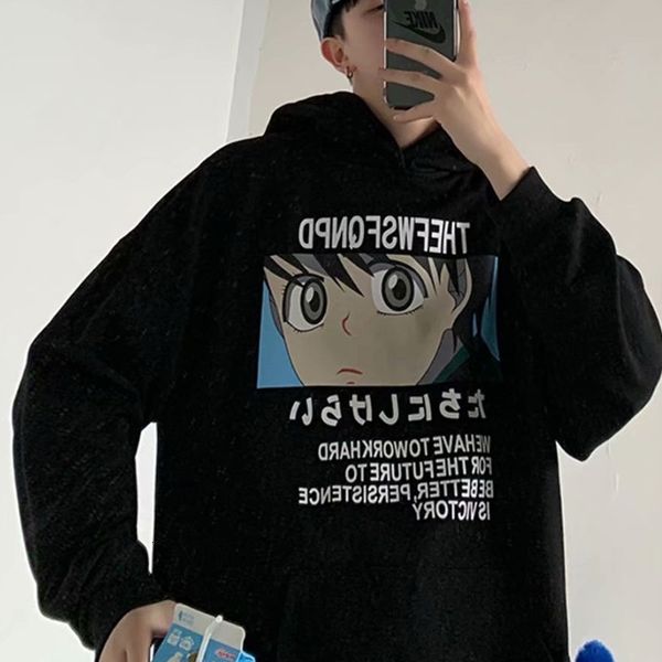 2021 new men hoodie harajuku anime print streetwear sweatshirts for man women autumn casual oversize pullover hooded male hoodies ikt2, Black
2021 new men hoodie harajuku anime print streetwear sweatshirts for man women autumn casual oversize pullover hooded male hoodies ikt2, Black