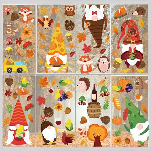 wall stickers 9 sheets thanksgiving decorations window clings decor gnome glass static decals sticker autumn fall leaves home
wall stickers 9 sheets thanksgiving decorations window clings decor gnome glass static decals sticker autumn fall leaves home
