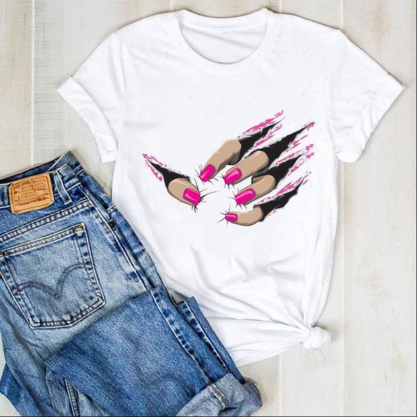 summer women lady finger nail print short sleeve beauty nail graphic tee tshirt womens female shirt t shirt harajuku, White
summer women lady finger nail print short sleeve beauty nail graphic tee tshirt womens female shirt t shirt harajuku, White