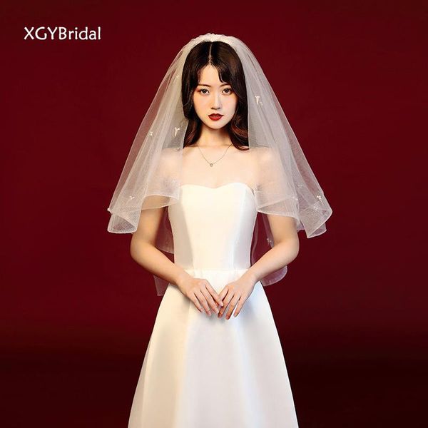 bridal veils arrival short tulle wedding two layer polyester with comb ivory natural style for marriage accessories, Black
bridal veils arrival short tulle wedding two layer polyester with comb ivory natural style for marriage accessories, Black