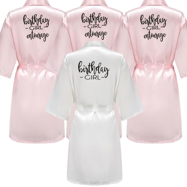 women's sleepwear birthday party girl & entourage satin printing women pajamas female robes, Black;red
women's sleepwear birthday party girl & entourage satin printing women pajamas female robes, Black;red
