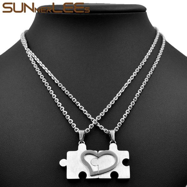 pendant necklaces sunnerlees stainless steel heart necklace oval link chain silver color gold plated lovers' men women gift sp111
pendant necklaces sunnerlees stainless steel heart necklace oval link chain silver color gold plated lovers' men women gift sp111