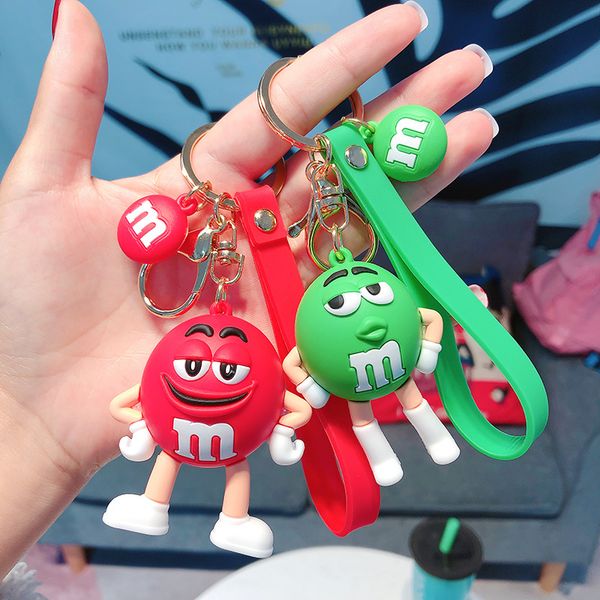 keyring keychain chocolate bean doll pendant cartoon couple keychain gift men's and women's jewelry schoolbag pendant, Silver
keyring keychain chocolate bean doll pendant cartoon couple keychain gift men's and women's jewelry schoolbag pendant, Silver