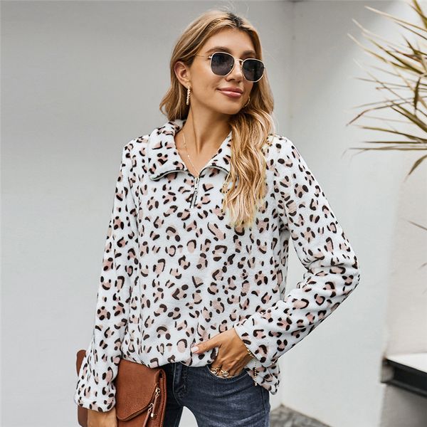 2021 autumn winter leopard fashion zipper turn down collar female fleece jacket coat for women new 6nuh, Black;brown
2021 autumn winter leopard fashion zipper turn down collar female fleece jacket coat for women new 6nuh, Black;brown