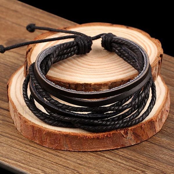 eif dock sell hand-woven fashion jewelry wrap multilayer leather braided rope wristband men bracelets & bangles f jllqih
eif dock sell hand-woven fashion jewelry wrap multilayer leather braided rope wristband men bracelets & bangles f jllqih