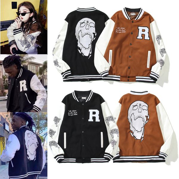 designer warm varsity baseball jackets 3d sweatshirt skull men leather jacket uniform letter embroidery long sleeve mens oversized streetwea, Black;brown
designer warm varsity baseball jackets 3d sweatshirt skull men leather jacket uniform letter embroidery long sleeve mens oversized streetwea, Black;brown