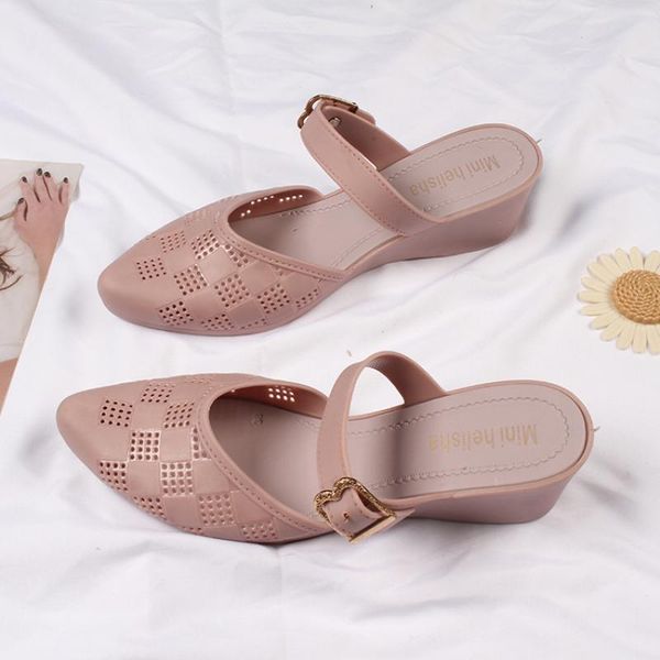 pvc jelly shoes women summer sandals pointed toe 2021 new female thick heel sandals half-slippers mules plastic, Black
pvc jelly shoes women summer sandals pointed toe 2021 new female thick heel sandals half-slippers mules plastic, Black