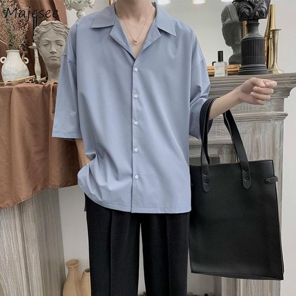 half-sleeve shirts men solid harajuku simple thin summer leisure all-match fashion ins chic mens stylish retro loose ulzzang new, White;black
half-sleeve shirts men solid harajuku simple thin summer leisure all-match fashion ins chic mens stylish retro loose ulzzang new, White;black