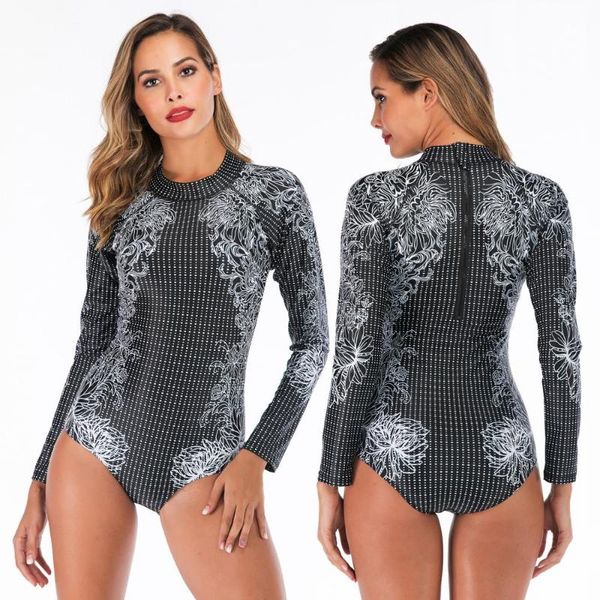 bikinis set one piece swimsuit women long sleeve rash guard suncreen surfing swimming swimwear girl bathing suit 6629
bikinis set one piece swimsuit women long sleeve rash guard suncreen surfing swimming swimwear girl bathing suit 6629