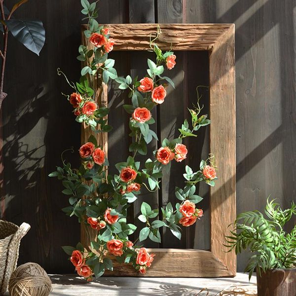 140cm artificial rose string flowers vine garland plants leaves wedding home hanging flower decoration party fake flowers decor
140cm artificial rose string flowers vine garland plants leaves wedding home hanging flower decoration party fake flowers decor