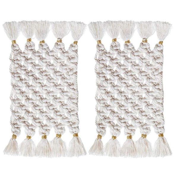 handmade cotton coasters set, rectangle woven thick macrame table mats,with tel for office home kitchen(2 pcs)
handmade cotton coasters set, rectangle woven thick macrame table mats,with tel for office home kitchen(2 pcs)