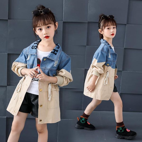 jackets 2021 kids jacket patchwork denim for girls letter lapel children coat spring autumn novelty clothes party, Blue;gray
jackets 2021 kids jacket patchwork denim for girls letter lapel children coat spring autumn novelty clothes party, Blue;gray