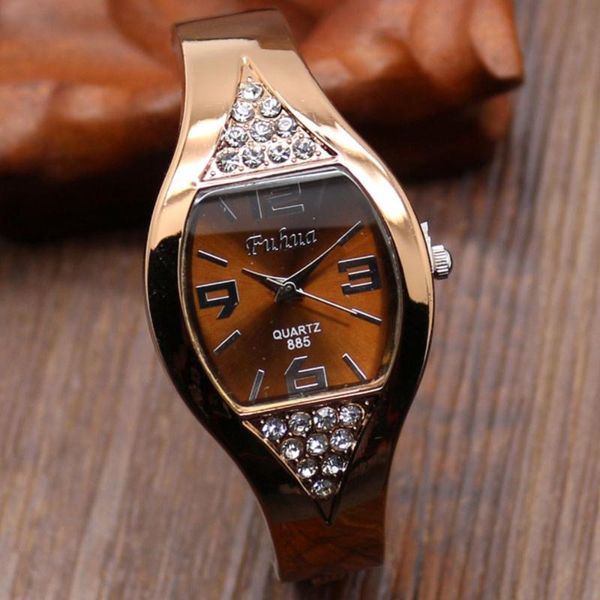 wristwatches 2021 fashion bangle watch band luxury women dress wristwatch crystal stainless steel gift for female elegant quartz, Slivery;brown
wristwatches 2021 fashion bangle watch band luxury women dress wristwatch crystal stainless steel gift for female elegant quartz, Slivery;brown