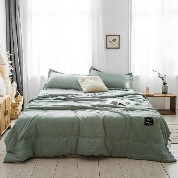 simple style solid color summer quilt 1pc bedspread bed cover green blue thin air conditioning comforter no pillowcase
simple style solid color summer quilt 1pc bedspread bed cover green blue thin air conditioning comforter no pillowcase