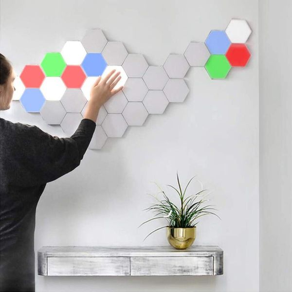 led night light colorful honeycomb quantum hexagon wall lamp with touch sensitive for bedroom living room stair loft diy decor
led night light colorful honeycomb quantum hexagon wall lamp with touch sensitive for bedroom living room stair loft diy decor