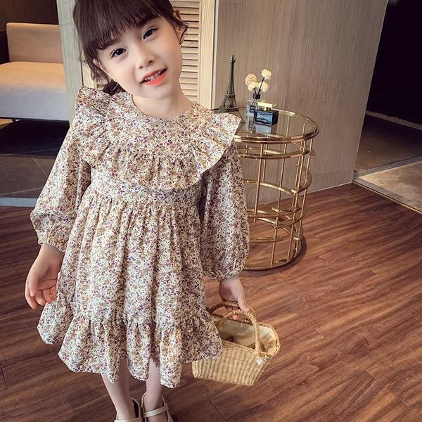 girl's dresses flower girls casual korean fashion long sleeve princess costumes children ruffles cute vestidos party 2-8y, Red;yellow
girl's dresses flower girls casual korean fashion long sleeve princess costumes children ruffles cute vestidos party 2-8y, Red;yellow