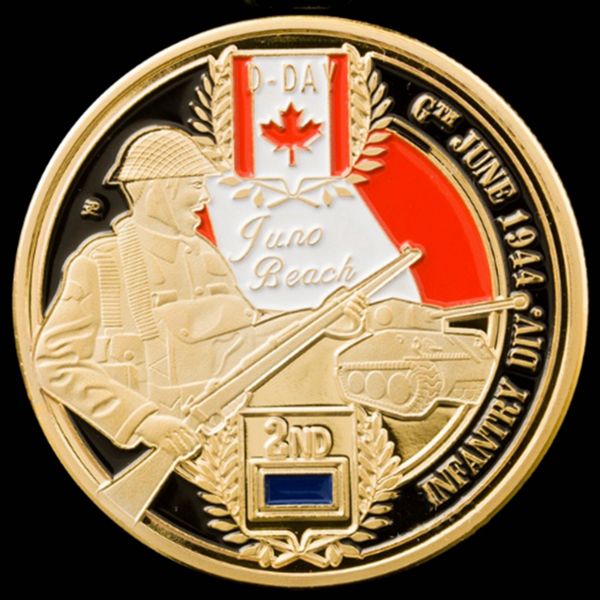 10pcs non magnetic day d normandy juno beach military craft canadian 2rd division gold plated 1oz commemoration collectible coin collectible
10pcs non magnetic day d normandy juno beach military craft canadian 2rd division gold plated 1oz commemoration collectible coin collectible