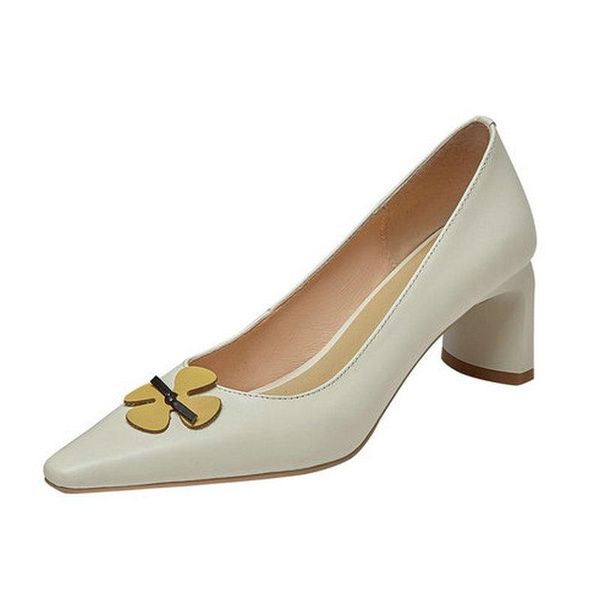 dress shoes elegant women fashion spring est genuine leather high heels pumps 2021 flower decoration woman, Black
dress shoes elegant women fashion spring est genuine leather high heels pumps 2021 flower decoration woman, Black