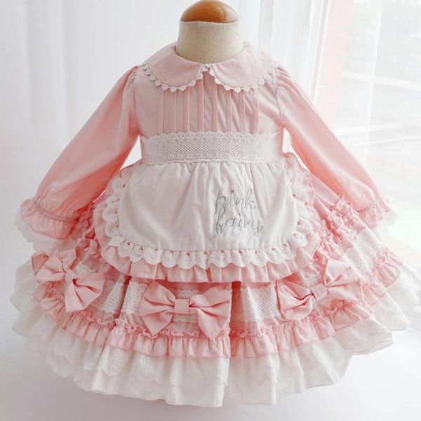 girl's dresses 2021 autumn spanish vintage princess ball gown lace bow long sleeve birthday party easter lolita for girls l1298, Red;yellow
girl's dresses 2021 autumn spanish vintage princess ball gown lace bow long sleeve birthday party easter lolita for girls l1298, Red;yellow