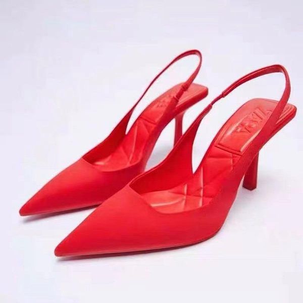 sandals summer style baotou suede stiletto pointed shallow mouth large size dress all-match women's single shoes, Black
sandals summer style baotou suede stiletto pointed shallow mouth large size dress all-match women's single shoes, Black