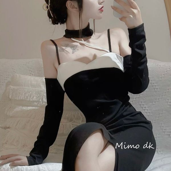 younger sister common black and white calla skinny off the shoulder choker design ckawaii bodycon dress feminine z324, Black;gray
younger sister common black and white calla skinny off the shoulder choker design ckawaii bodycon dress feminine z324, Black;gray