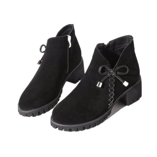 boots nice tide winter korean version of the wild women fashion thick with short plus velvet, Black
boots nice tide winter korean version of the wild women fashion thick with short plus velvet, Black