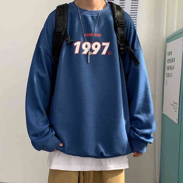men's hoodies & sweatshirts male casual sweatshirt, large sweatshirt with harajuku pattern 1997, korean, male, casual, loose sweater, a, Black
men's hoodies & sweatshirts male casual sweatshirt, large sweatshirt with harajuku pattern 1997, korean, male, casual, loose sweater, a, Black