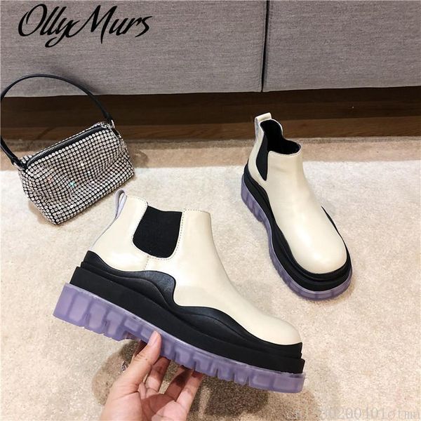 boots ollymurs shoes women clear platform genuine leather slip-on ankle combat boot fashion zapatos mujer, Black
boots ollymurs shoes women clear platform genuine leather slip-on ankle combat boot fashion zapatos mujer, Black