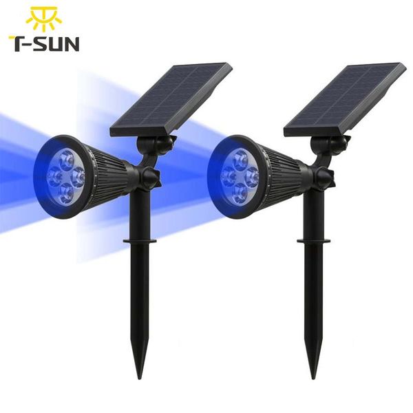 solar lamps t-sunrise 2 pack powered garden spotlight super bright 250 lumens outdoor spot light for ground or wall mount blue color
solar lamps t-sunrise 2 pack powered garden spotlight super bright 250 lumens outdoor spot light for ground or wall mount blue color
