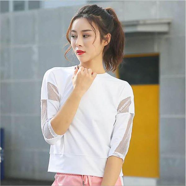 yoga outfit women's fitness shirt female running sport t-shirt gym workout quick drying summer mesh hollow sportswear
yoga outfit women's fitness shirt female running sport t-shirt gym workout quick drying summer mesh hollow sportswear