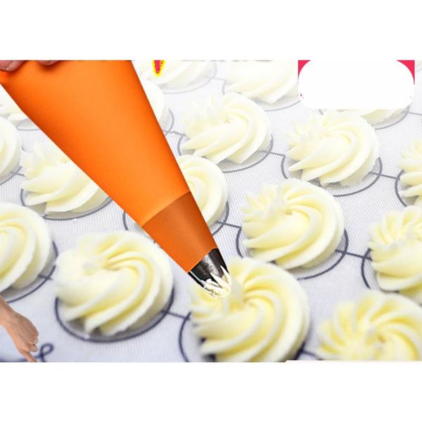 cake tools 1-pack silicone birthday accessories icing piping cream pastry bag + 6 stainless steel nozzle set diy decorating tips
cake tools 1-pack silicone birthday accessories icing piping cream pastry bag + 6 stainless steel nozzle set diy decorating tips