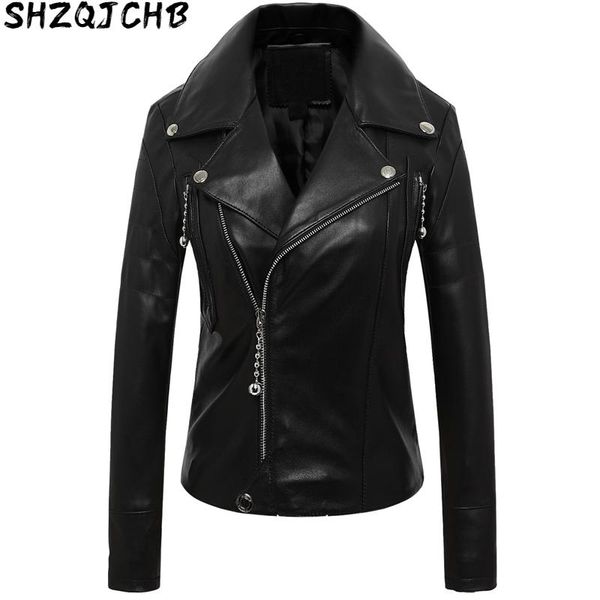 women's leather & faux jchb 2021 genuine jacket women short sheepskin coat female motorcycle clothes spring autumn mujer chaqueta pph14, Black
women's leather & faux jchb 2021 genuine jacket women short sheepskin coat female motorcycle clothes spring autumn mujer chaqueta pph14, Black