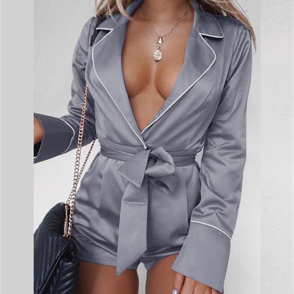 women's jumpsuits & rompers women turn-down collar romper sleepwear solid vintage belted satin nightwear silver short jumpsuit playsuit, Black;white
women's jumpsuits & rompers women turn-down collar romper sleepwear solid vintage belted satin nightwear silver short jumpsuit playsuit, Black;white