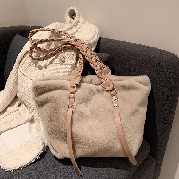 evening bags faux fur large high capacity totes 2021 winter soft plush women's designer handbag sweet lady shoulder bag purses
evening bags faux fur large high capacity totes 2021 winter soft plush women's designer handbag sweet lady shoulder bag purses