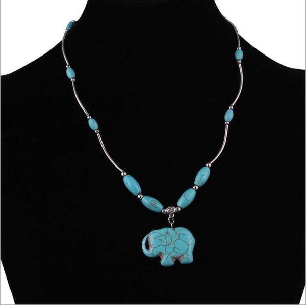 women's simple elephant tibetan silver turquoise pendant necklaces fashion gift national style women diy necklace pendants
women's simple elephant tibetan silver turquoise pendant necklaces fashion gift national style women diy necklace pendants