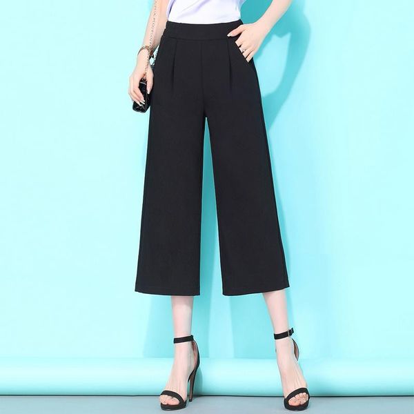 women's pants & capris casual high waist black ankle-length women summer loose ladies office trousers pocket chiffon solod korean wide, Black;white
women's pants & capris casual high waist black ankle-length women summer loose ladies office trousers pocket chiffon solod korean wide, Black;white