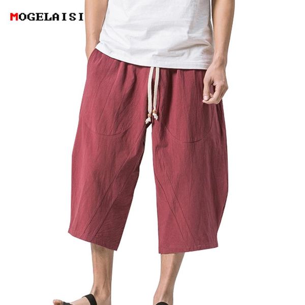 men's pants summer harem men linen cotton trousers flax calf length elastic waist size plusm-5xl, Black
men's pants summer harem men linen cotton trousers flax calf length elastic waist size plusm-5xl, Black